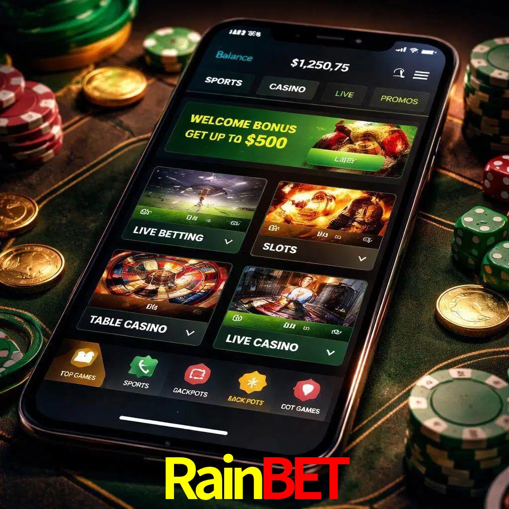 Diseño de juegos móviles Rainbet para usuarios en México